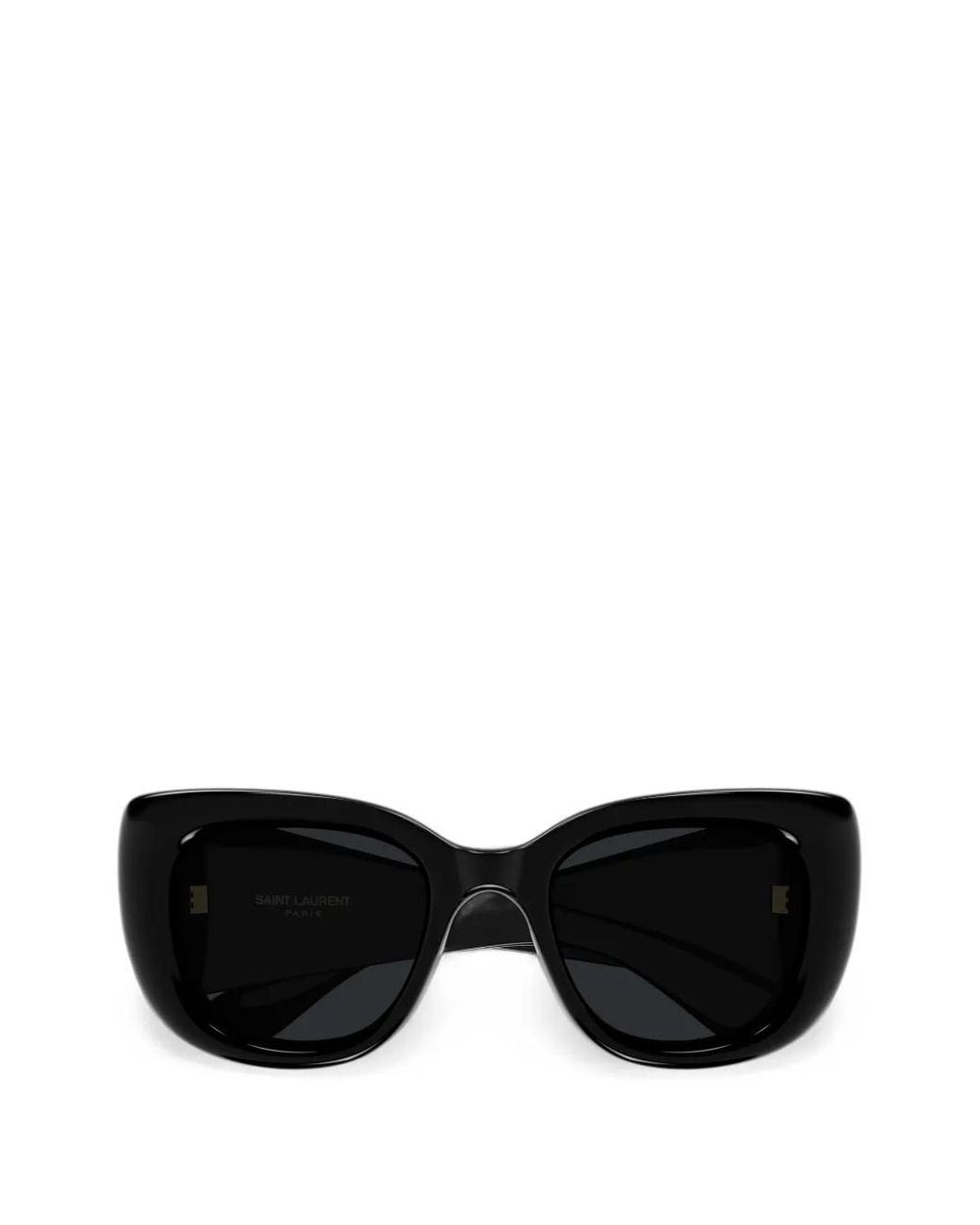 Saint Laurent Black Howl Butterfly-Frame Sunglasses