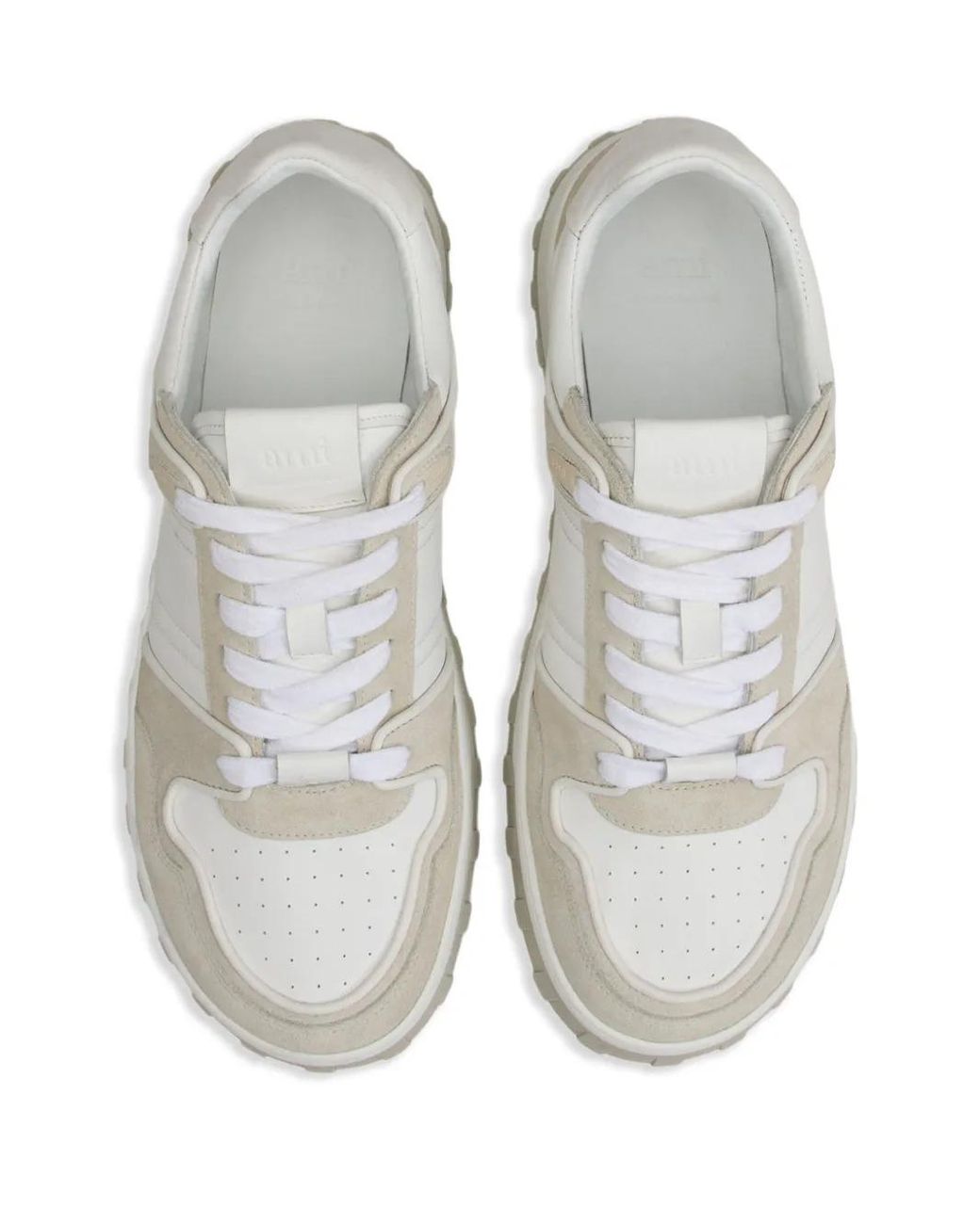 AMI White Walk Sneakers
