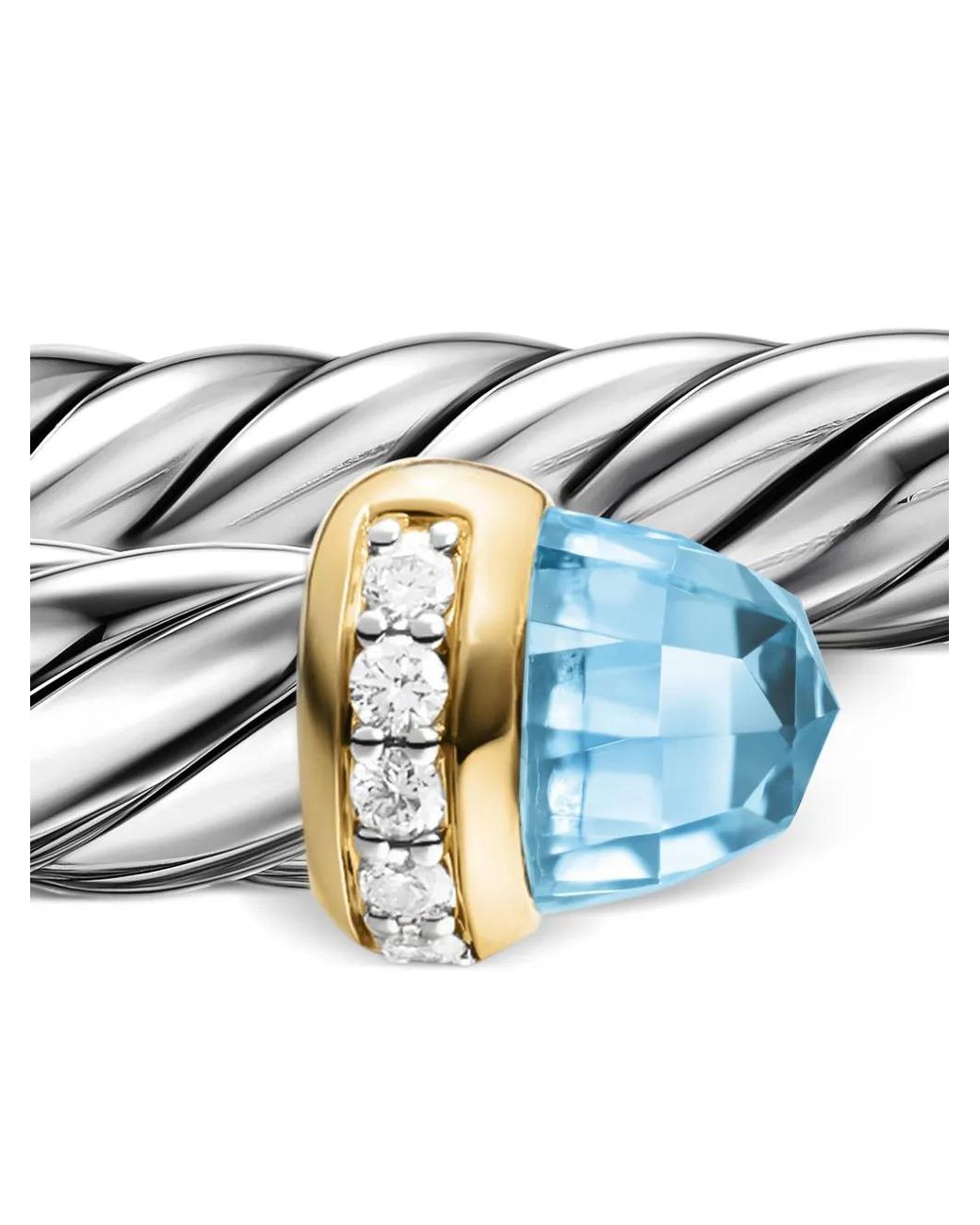 David Yurman White Cable Flex Armband