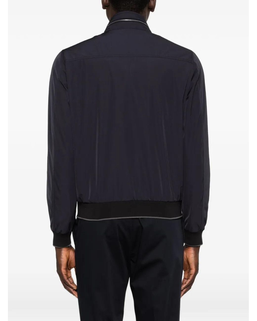 Moorer Blue Button-Up Jacket for men