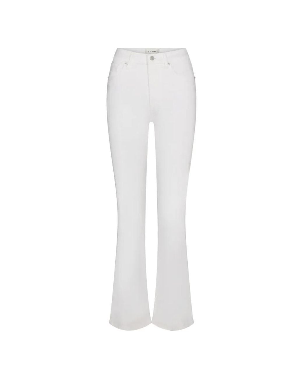 FRAME White Flared Jeans