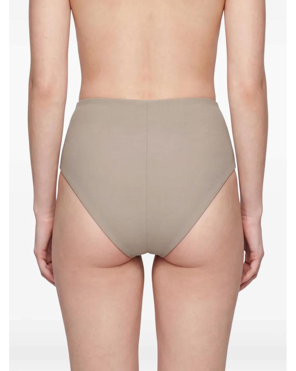 Rick Owens Natural High-Waisted Swim Bottoms
