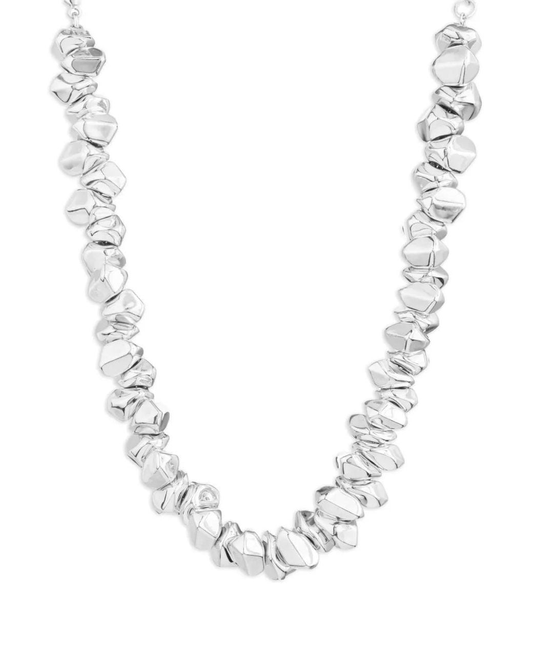 FEDERICA TOSI White Metallic Necklace