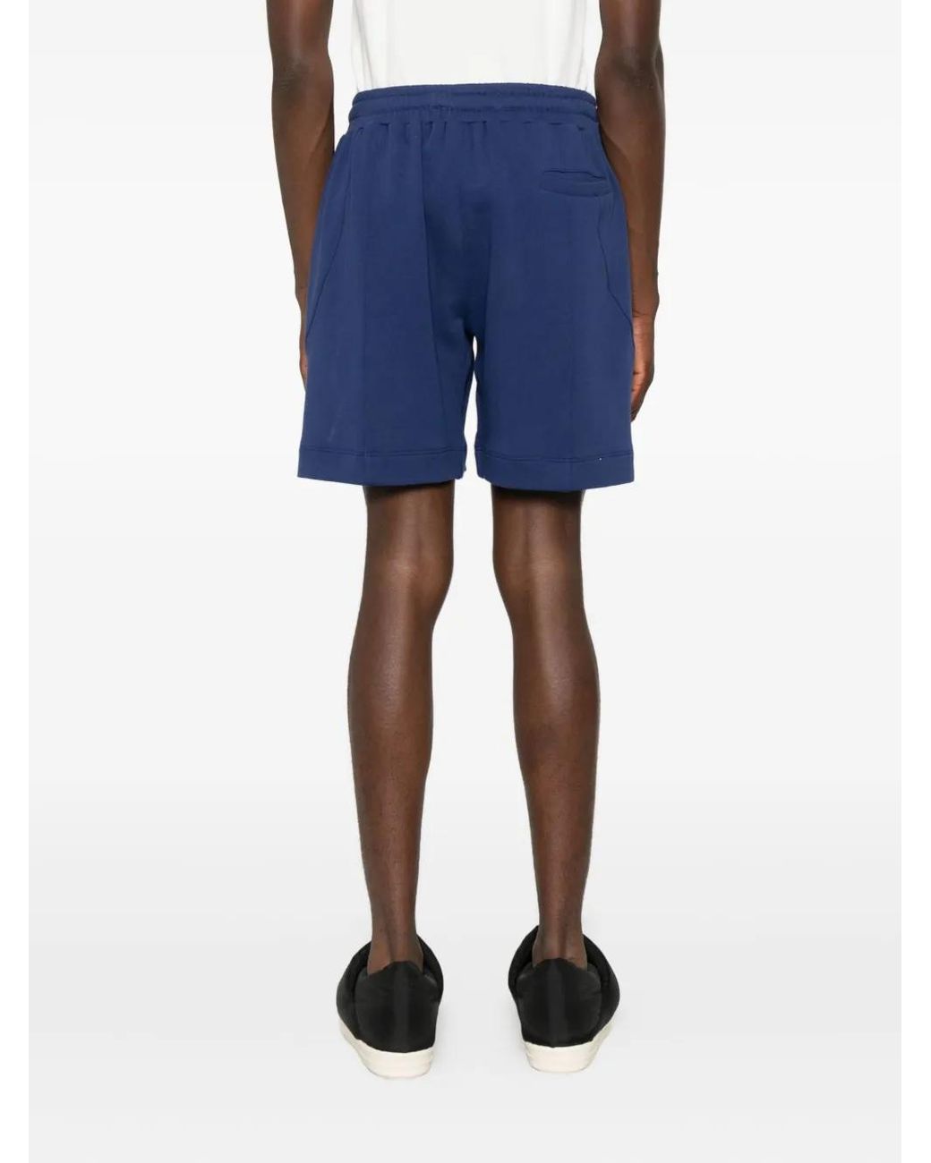 Notrainproof Blue Seam-Detail Drawstring-Waist Shorts for men