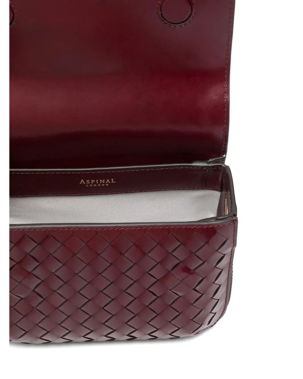 Bolso Ella Mini De Piel Aspinal de color Purple