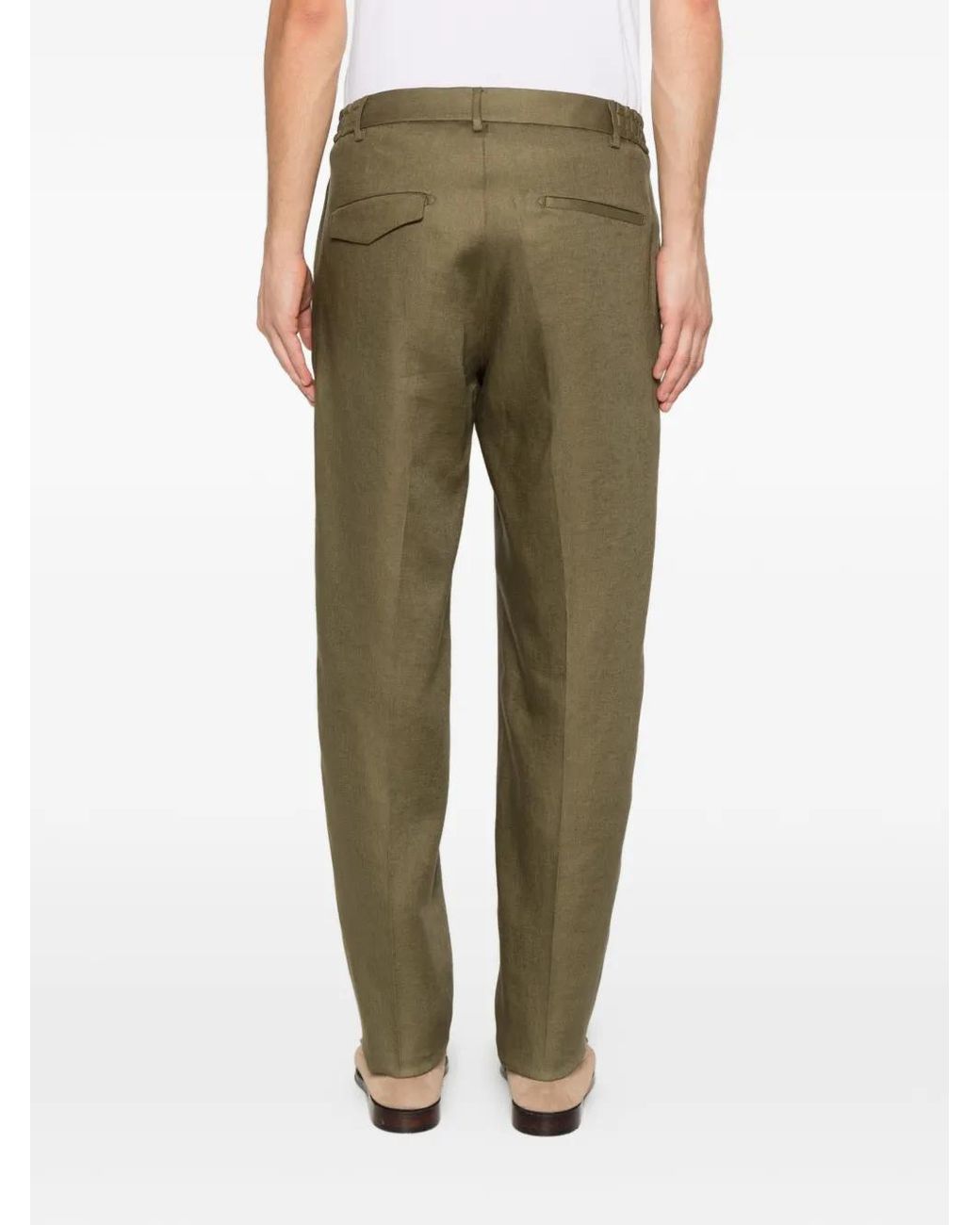 Tagliatore Green Tailored Trousers for men