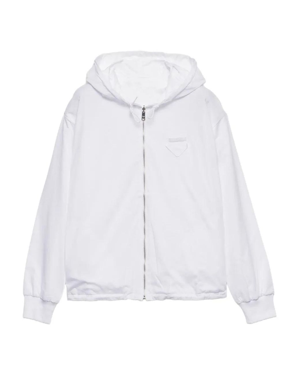Prada White Reversible Hoodie