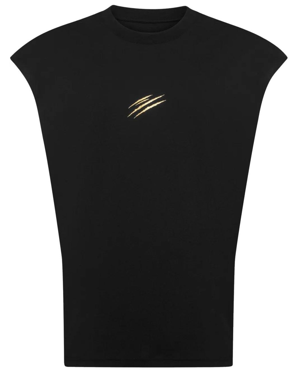 Philipp Plein Label Tanktop in het Black voor heren