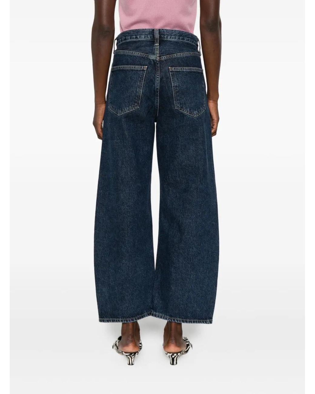 Agolde Blue Five-Pocket Jeans