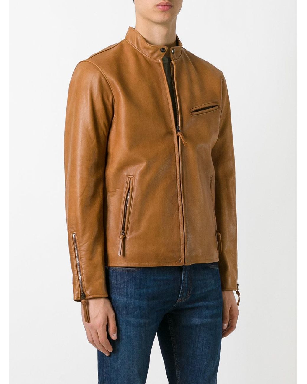 Polo Ralph Lauren Cafe Racer Jacket for Men Lyst UK
