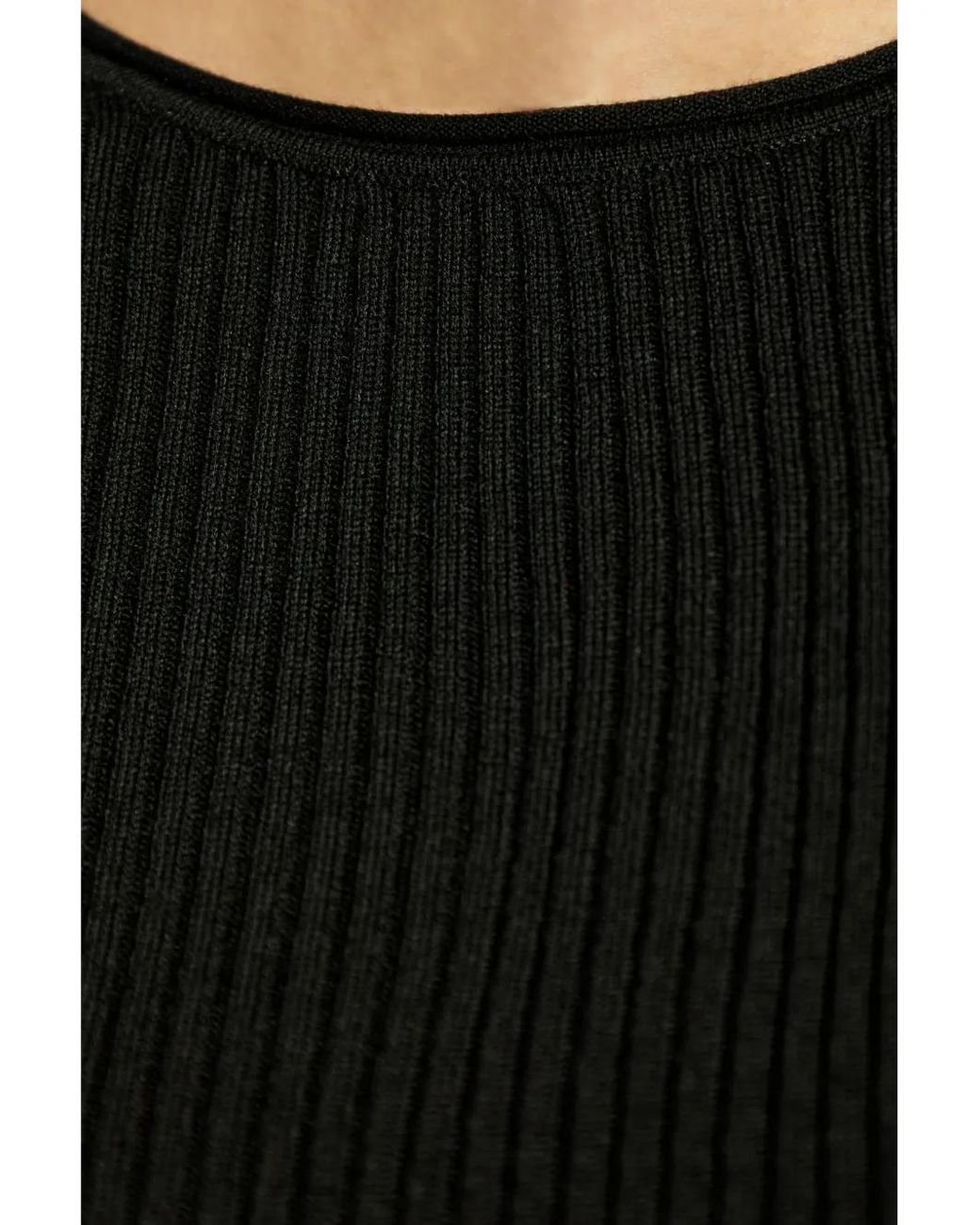 DIESEL Black M-Sleshs Knitted Top