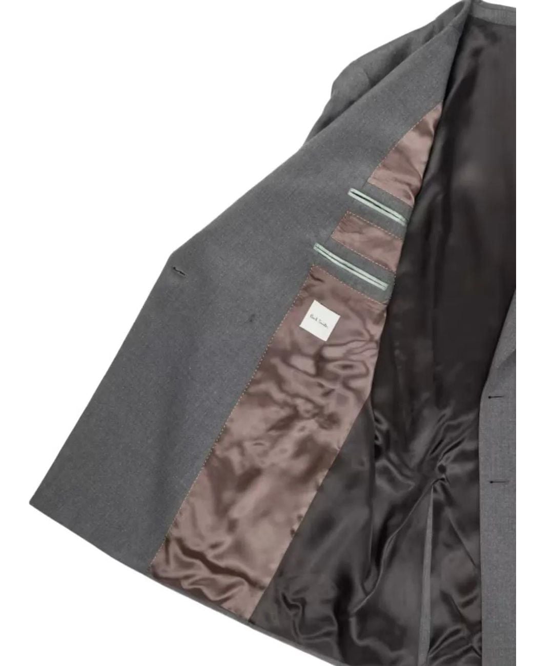 Paul Smith Gray Oversized Pin-Dot Wool Double-Breasted Blazer for men