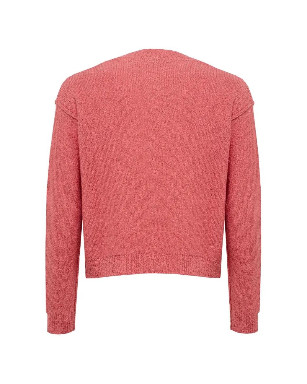 Laneus Pink V-Neck Cardigan