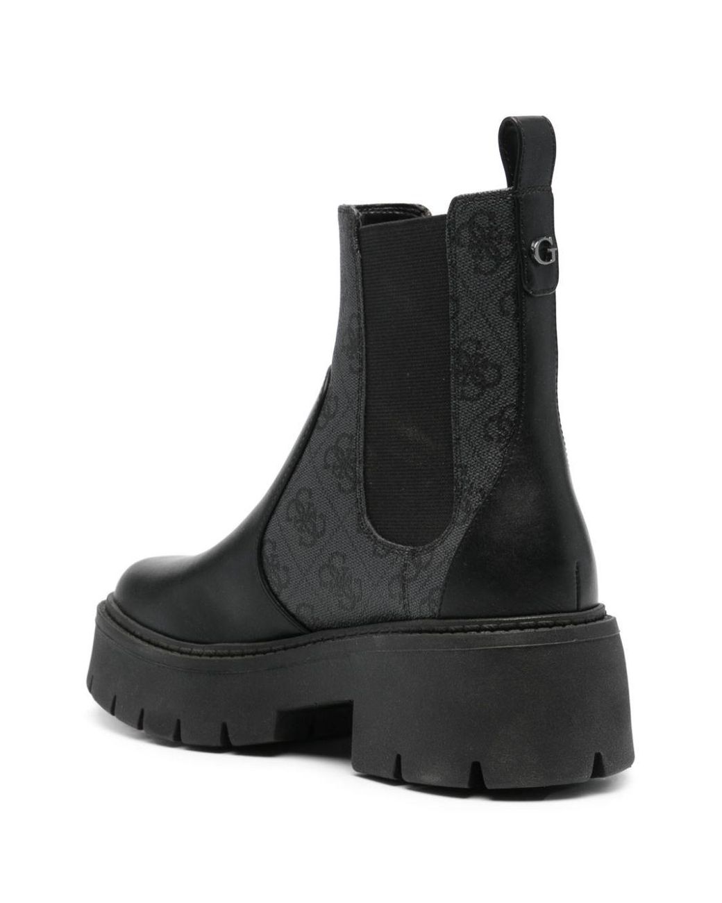 Guess Shuze 4G Logo Ankle Boots in Black Lyst