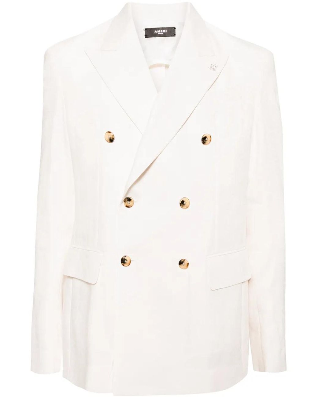 Amiri Natural Linen-Cotton Blend Blazer for men