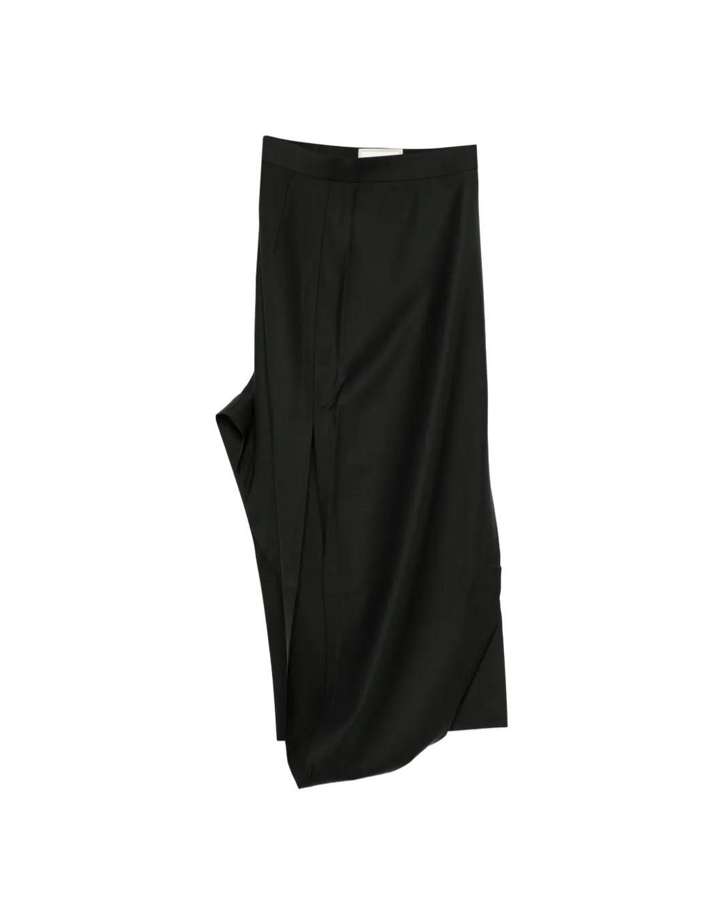 Litkovskaya Black Slit Midi Skirt