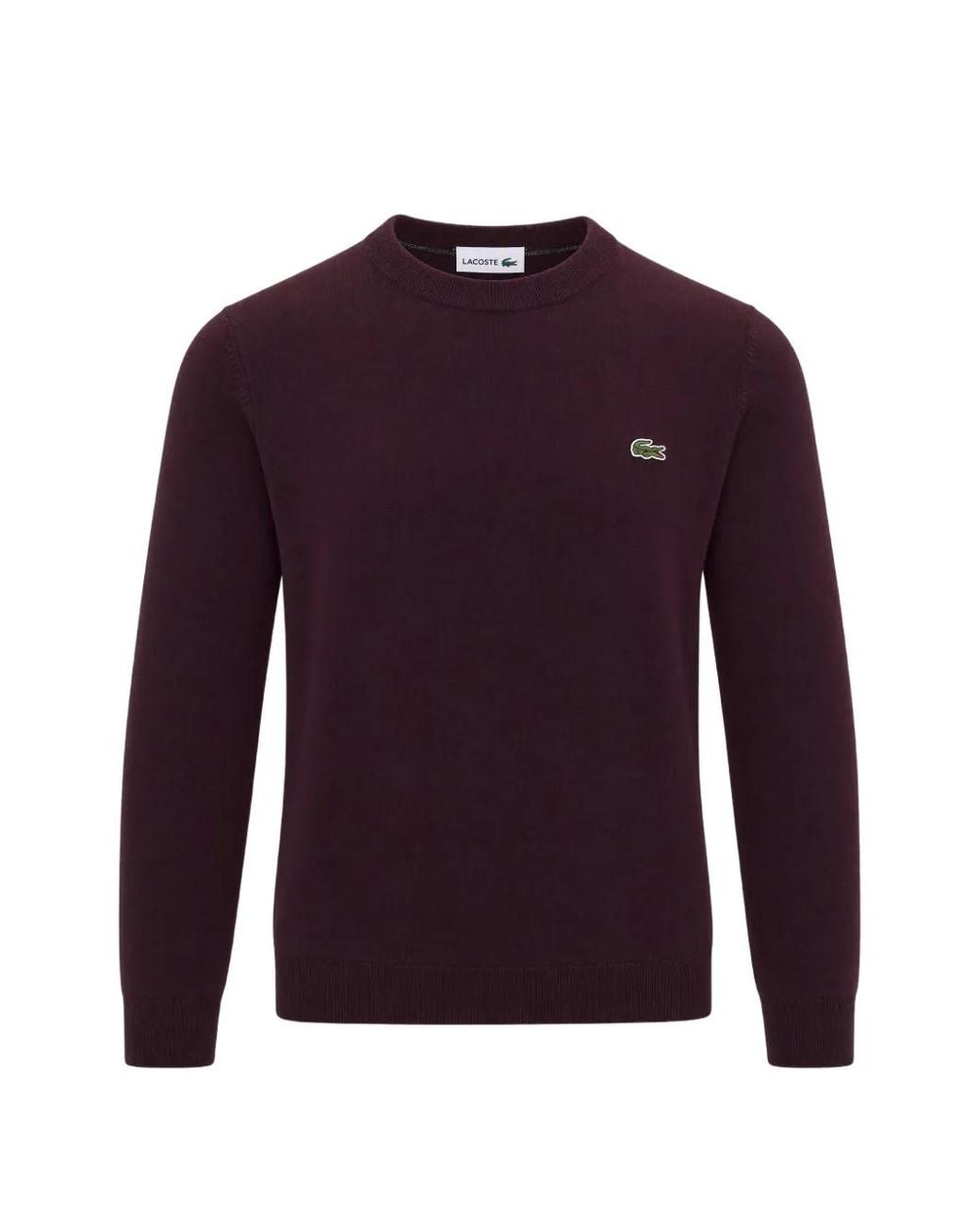 Lacoste Pullover Mit Logo-Patch in Purple für Herren