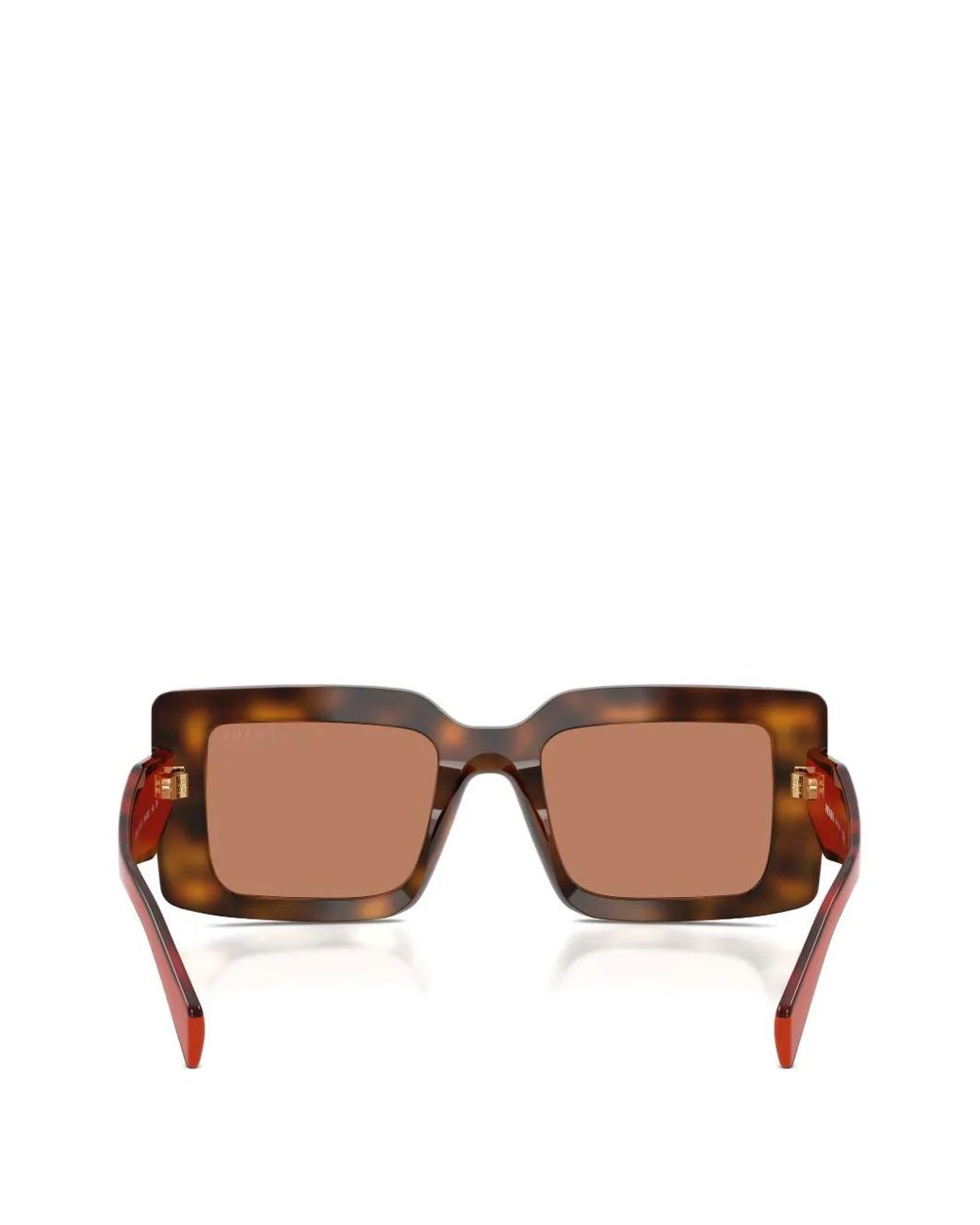 Prada Pink Lunettes De Soleil À Monture Effet Écaille De Tortue