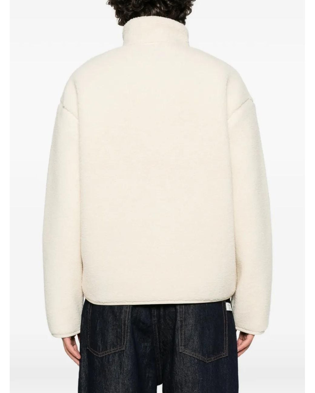 Lacoste White Logo-Patch Jacket for men