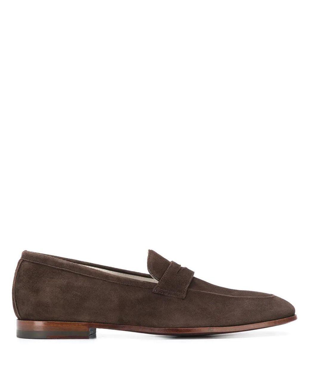 Scarosso Brown Slip-On Marzio Loafers for men