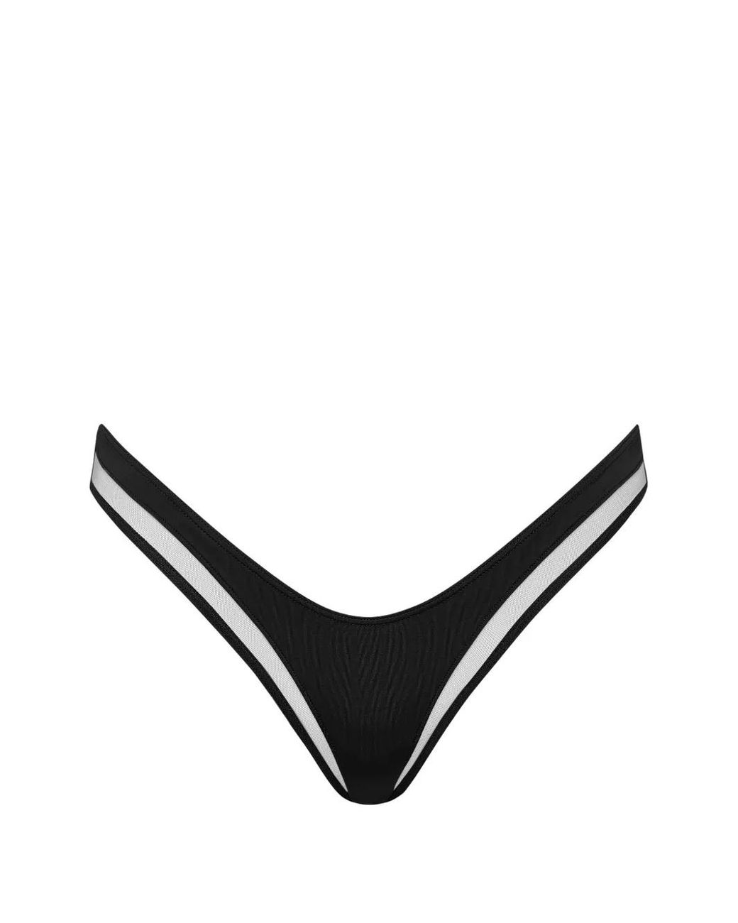 Maison Close Pure Tentation High Waist String in het Black