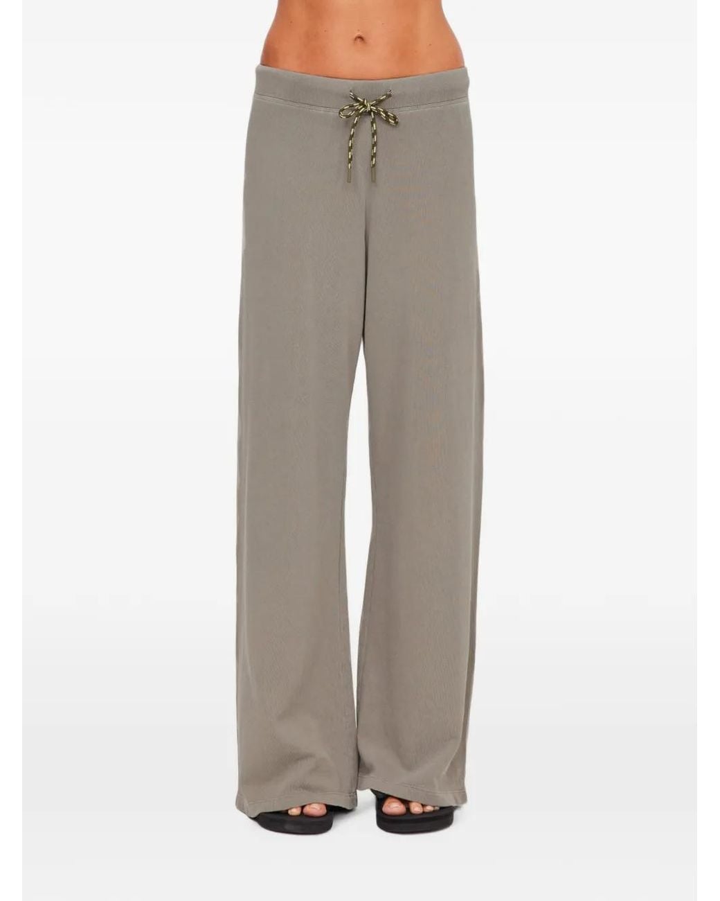 The Upside Gray Sandy Wide-Leg Track Pants
