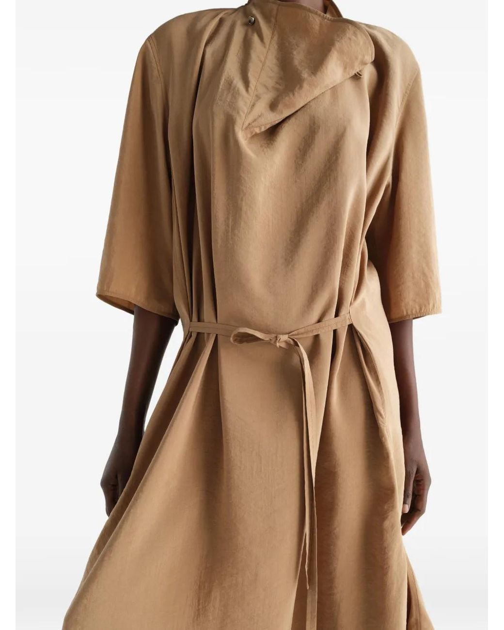 Lemaire Natural Soft-Collar Dress