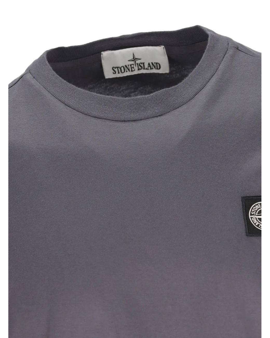 Stone Island Gray T-Shirt for men