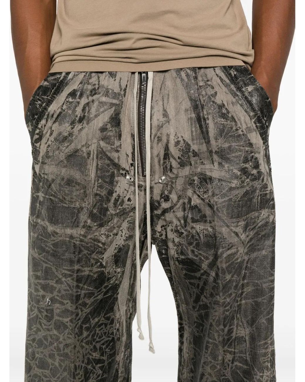 Rick Owens Gray Trousers for men