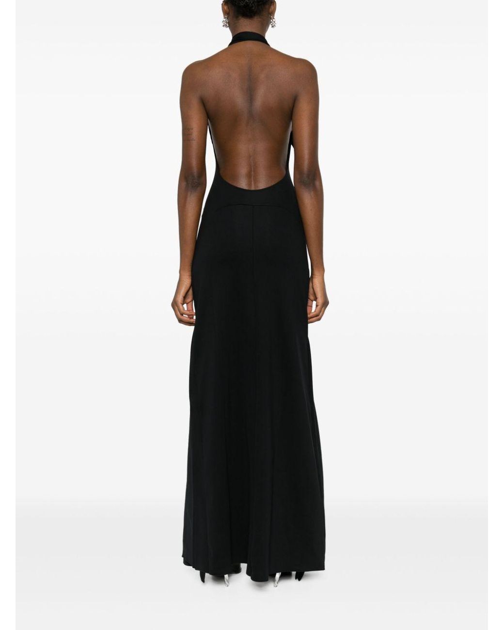 Beading mesh splicing pleated maxi dress sales