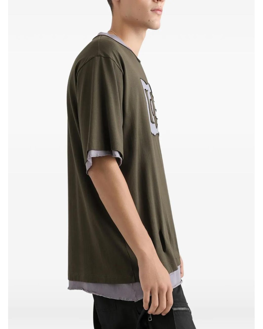 Dolce & Gabbana Green Cotton T-Shirt for men