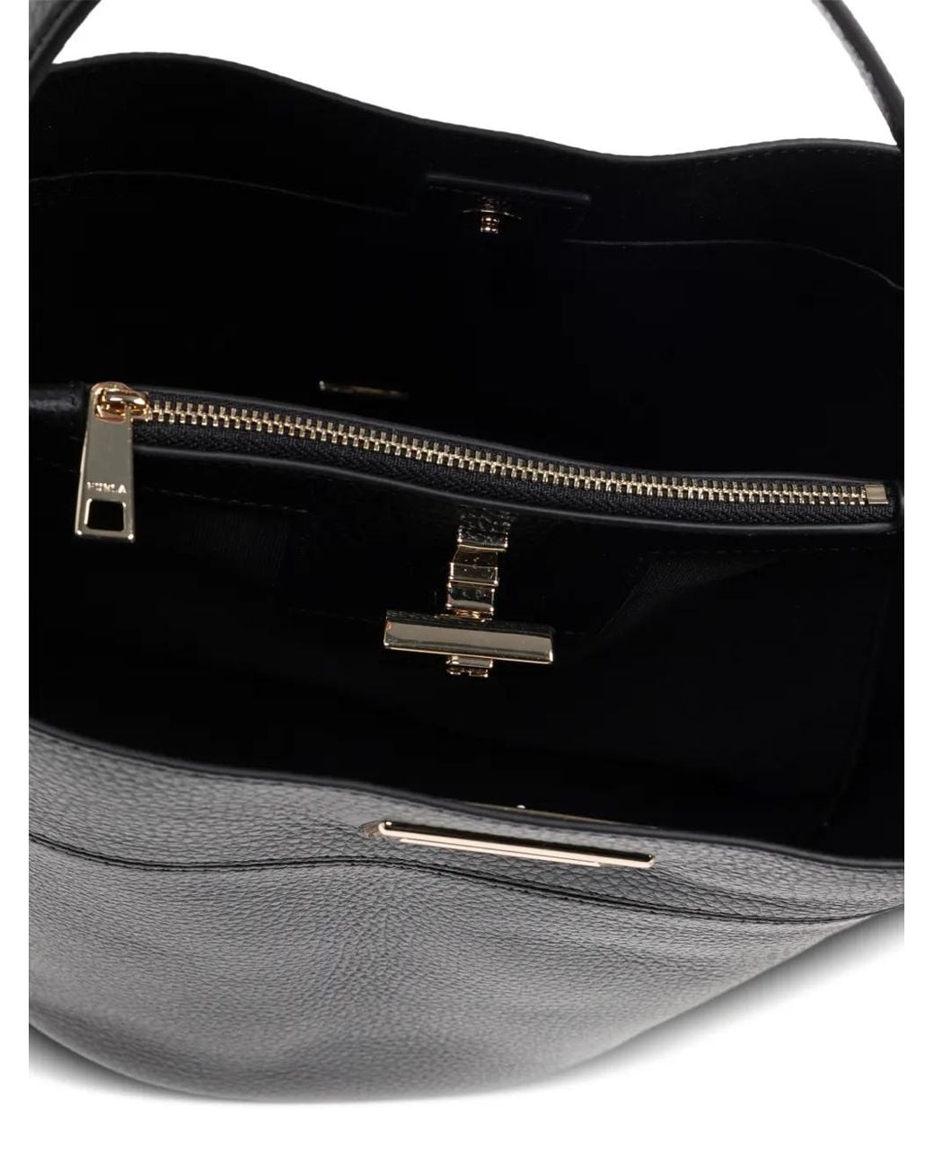 Furla Black Medium Amelia Tote Bag