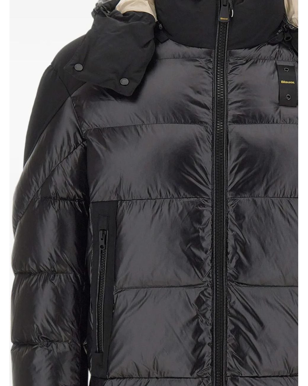 Blauer Black Kiernan Hooded Down Jacket for men