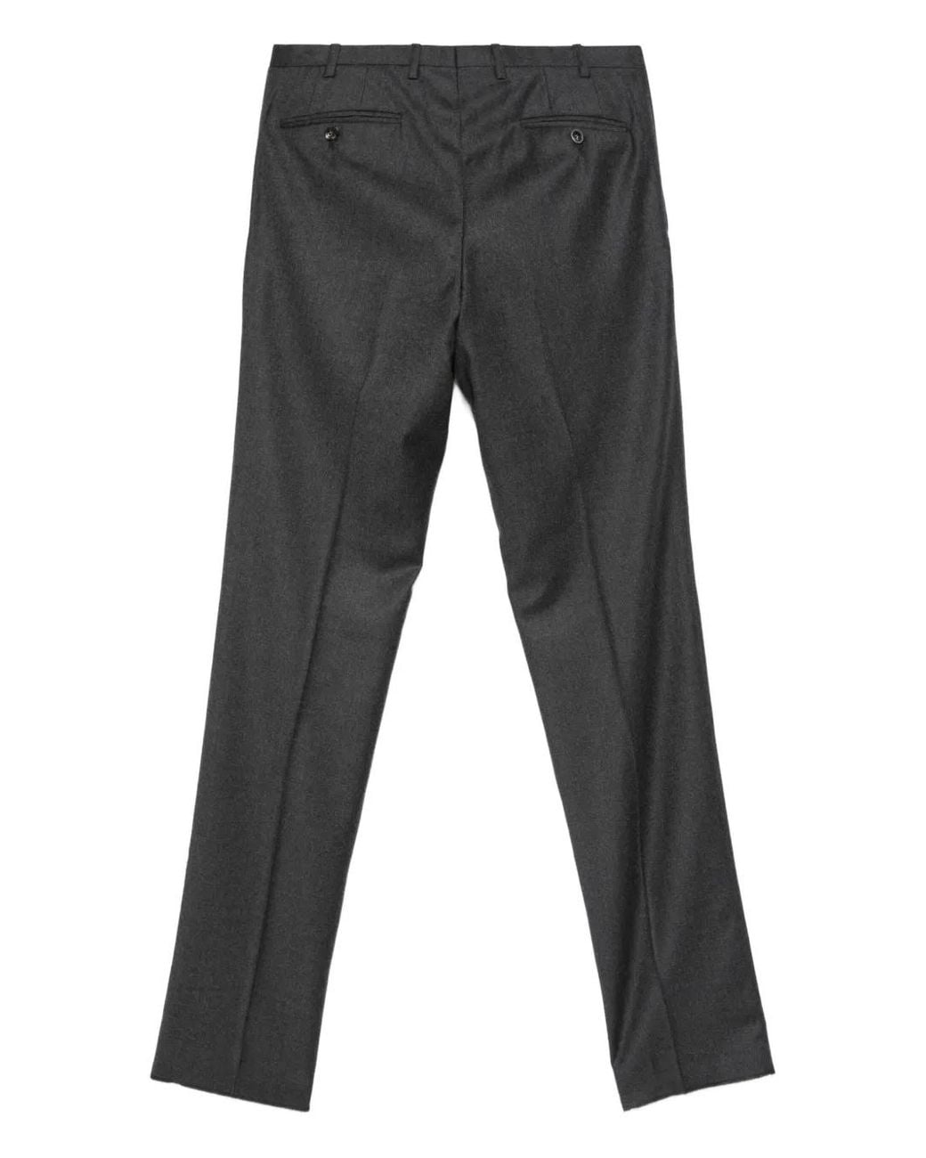 Kiton Gray Wool Trousers for men