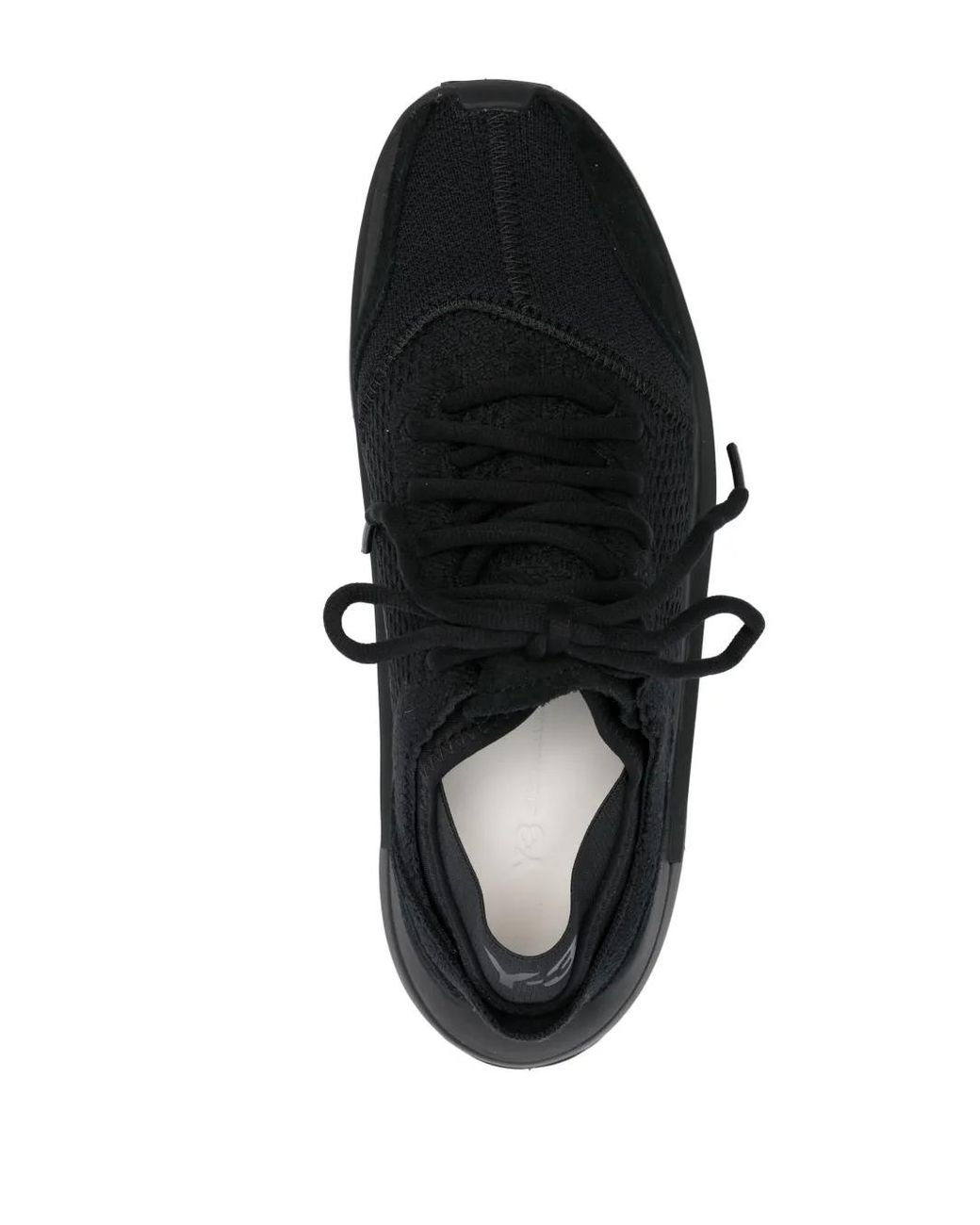 Y-3 Black Qisan Knit Sneakers