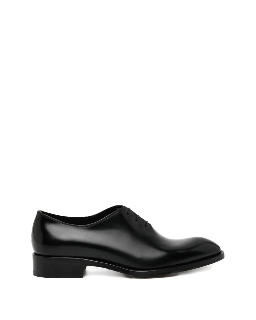 Tom Ford Black Chaussures Oxford En Cuir for men