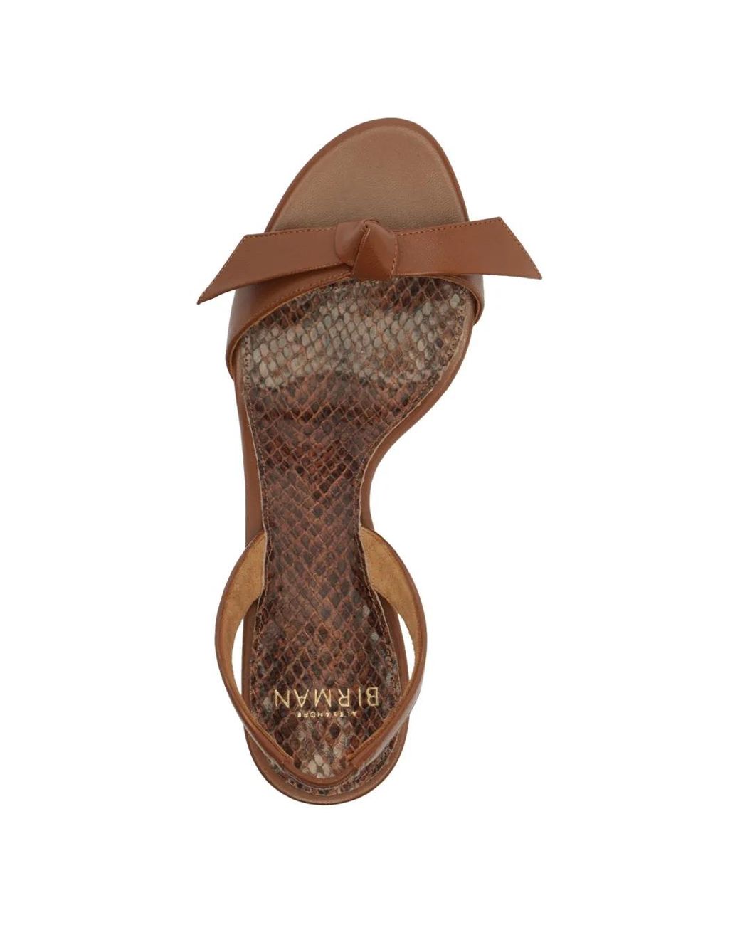 Alexandre Birman Brown Clarita Slingback Sandals