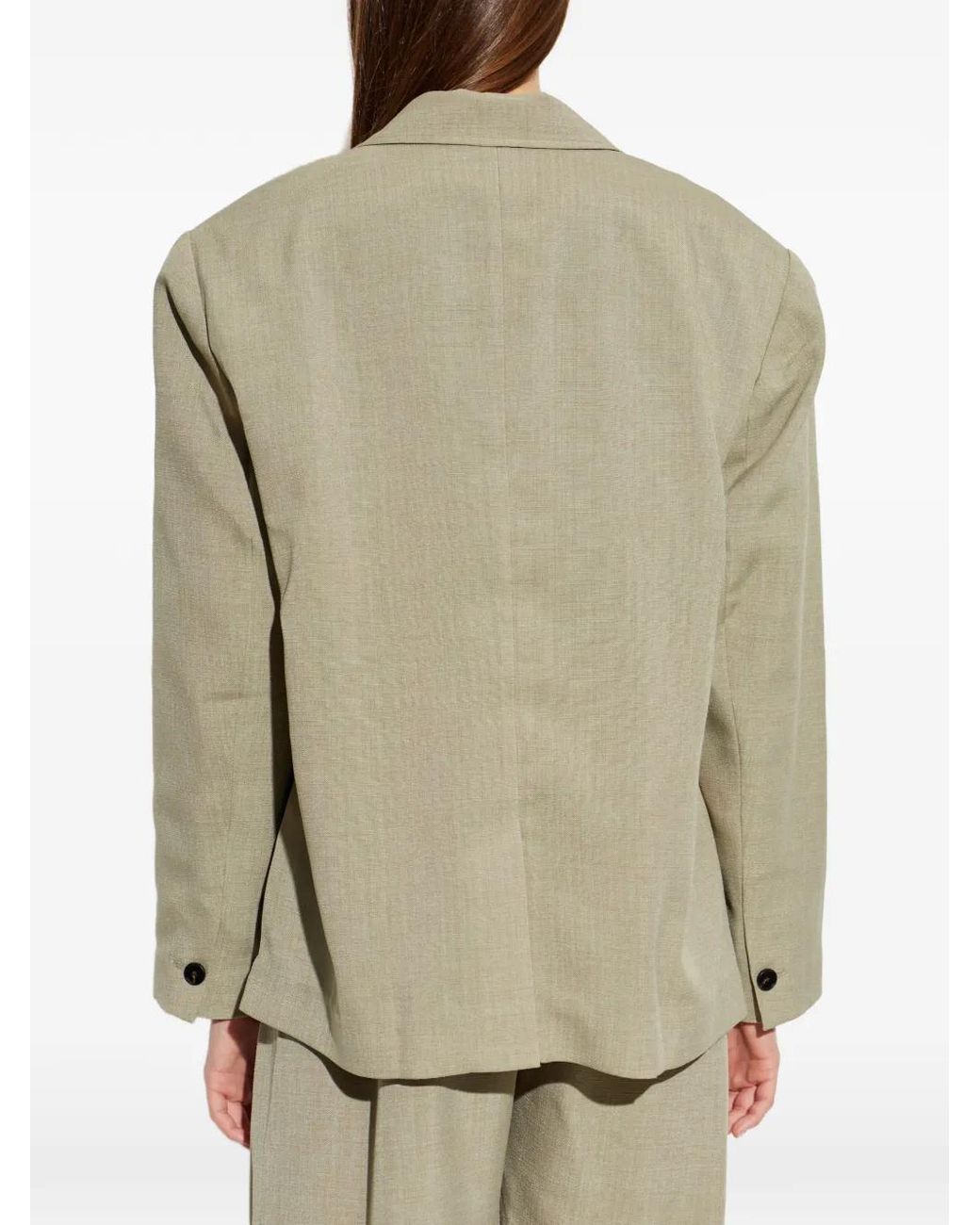Blazer Con Botones IRO de color Natural