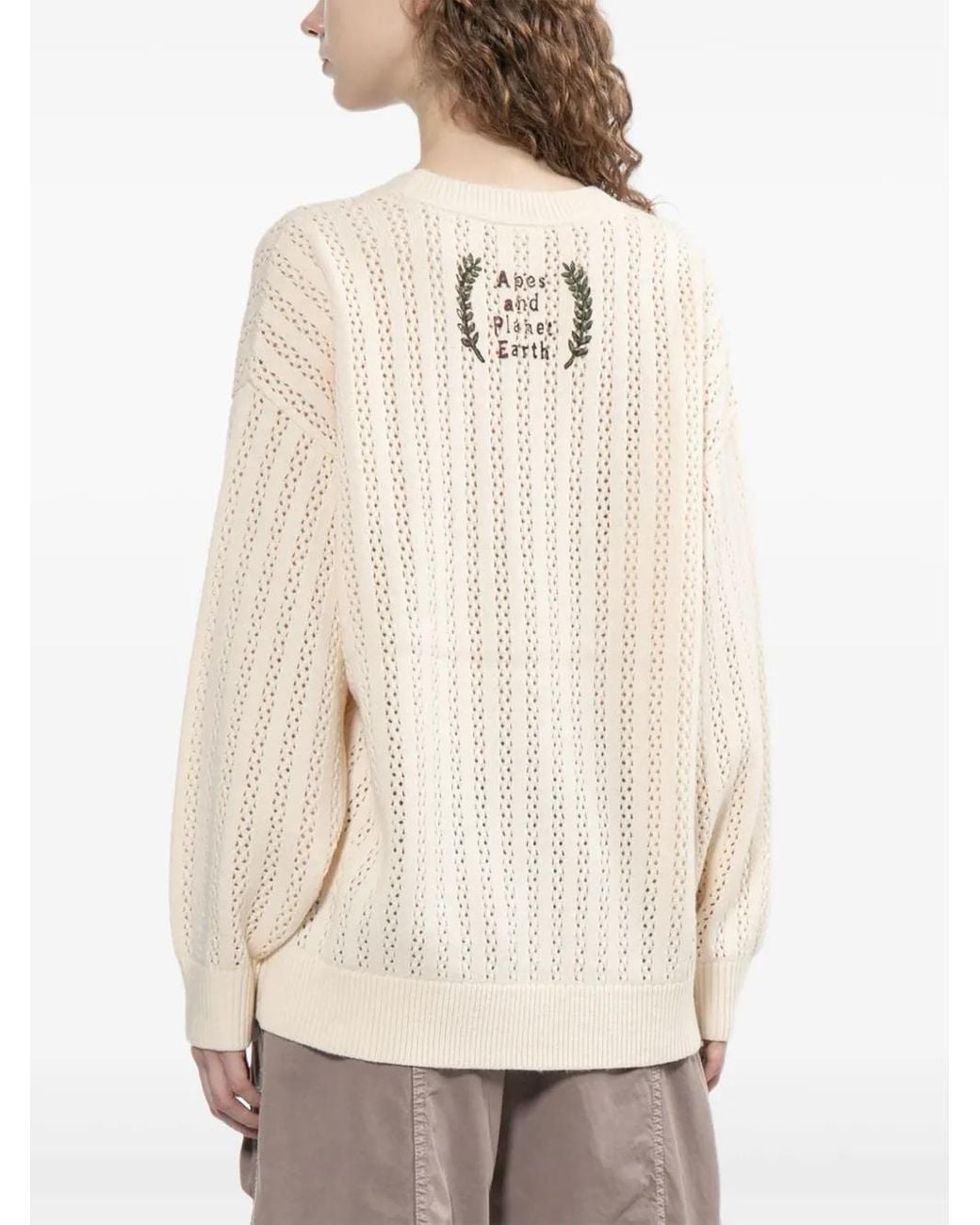A Bathing Ape Natural Moonface Jumper