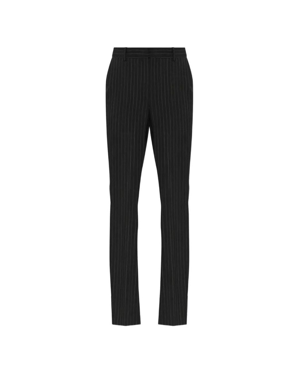 IRO Black Kepia Pinstripe Trousers