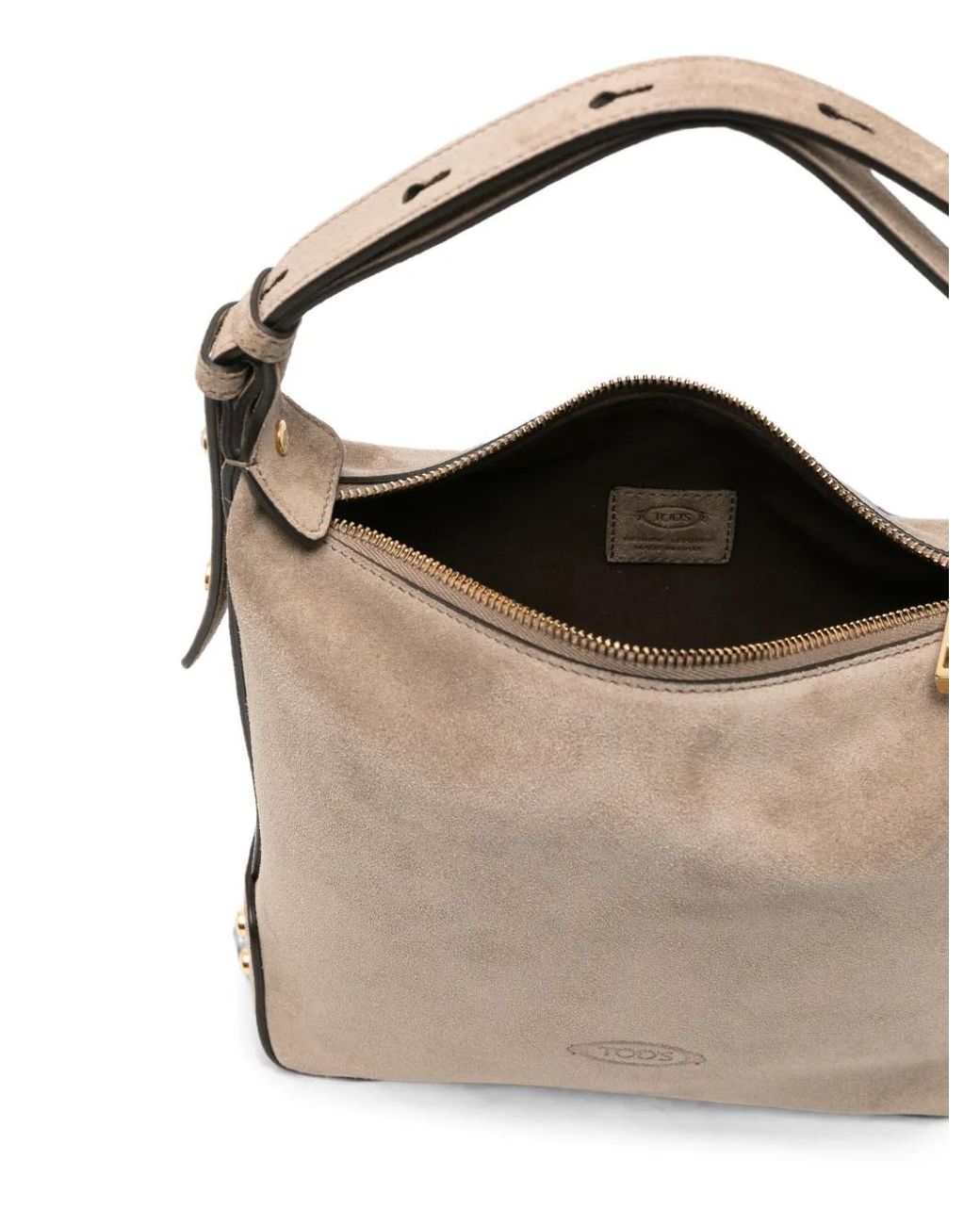 Tod's Gray Metal Dots Mini Bag