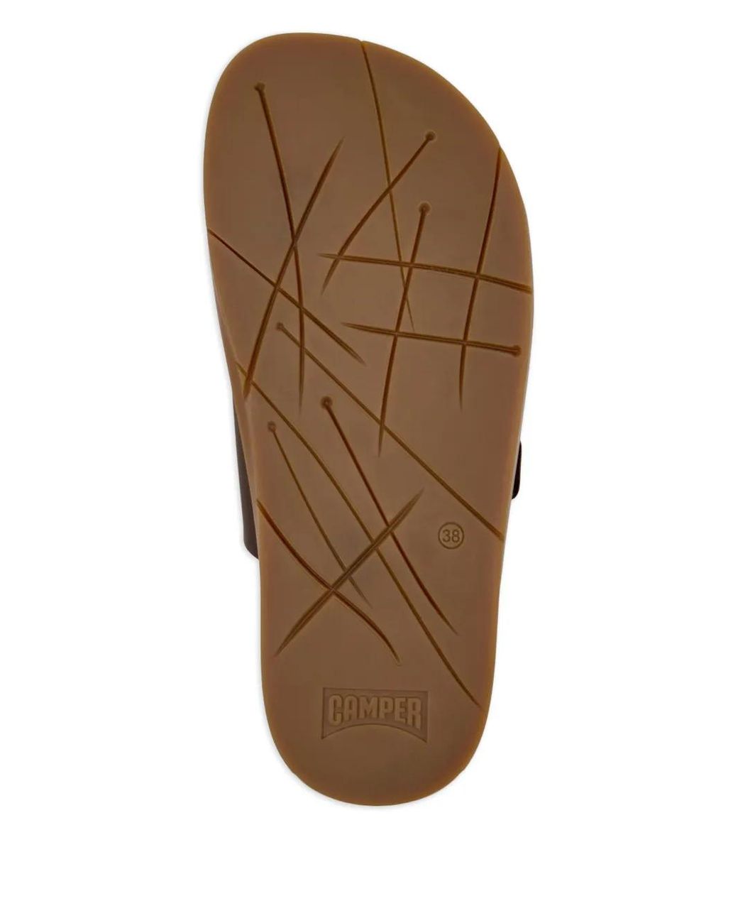 Camper Brown Buckle Lluc Sandals