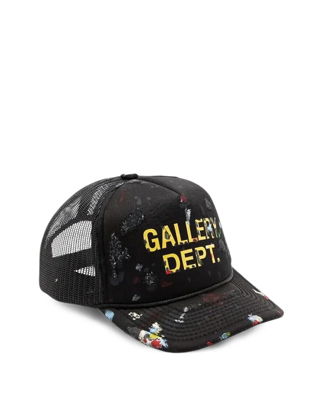GALLERY DEPT. Black Painted Workshop Trucker Hat