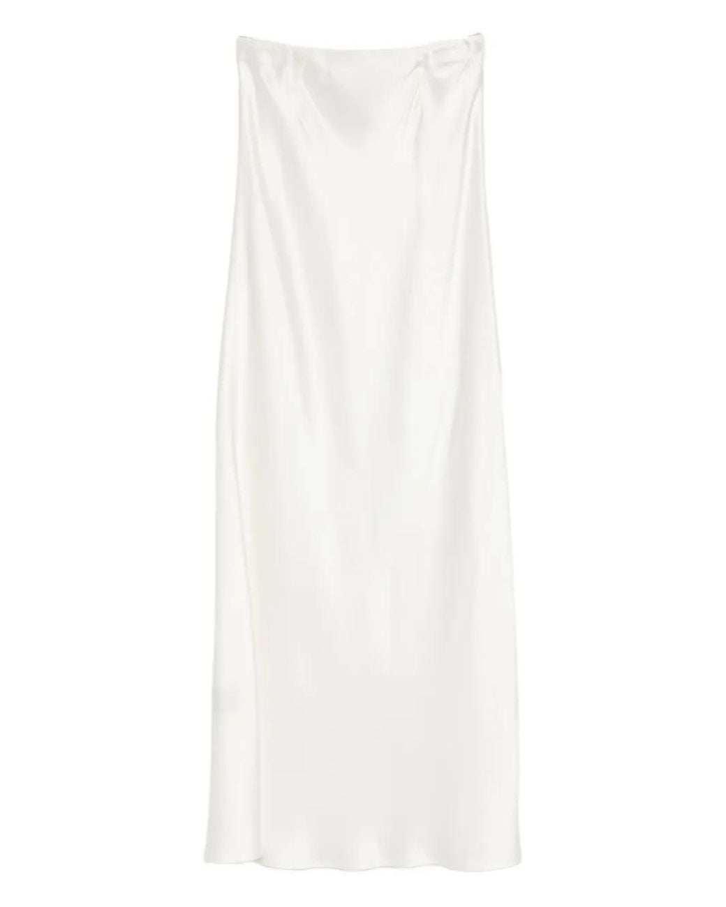 frenken White Base Flowy Skirt