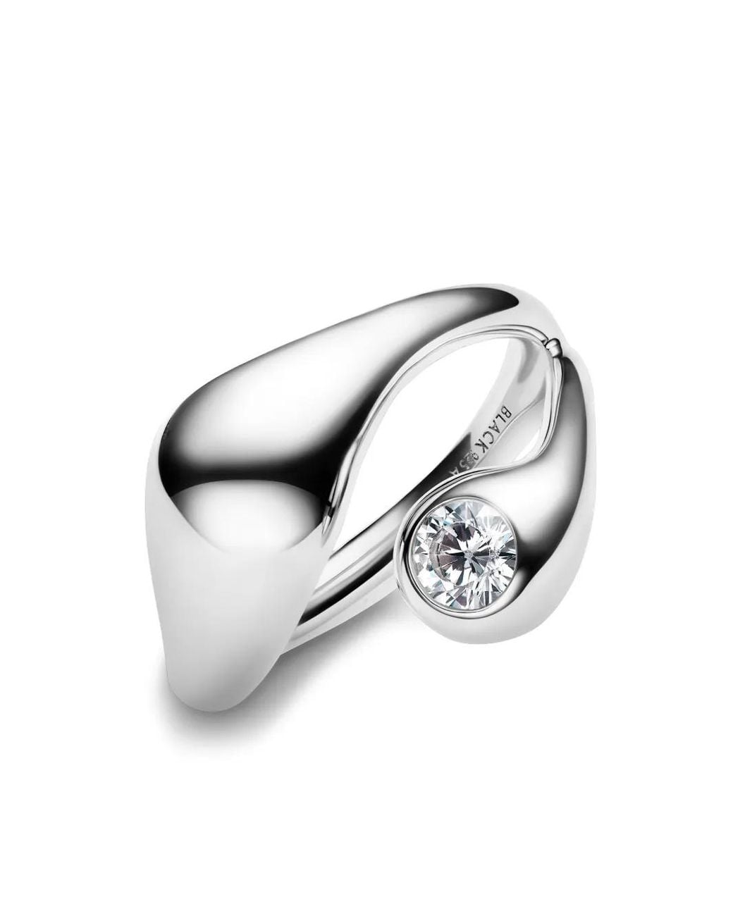 Maria Black White Mermaid Ring