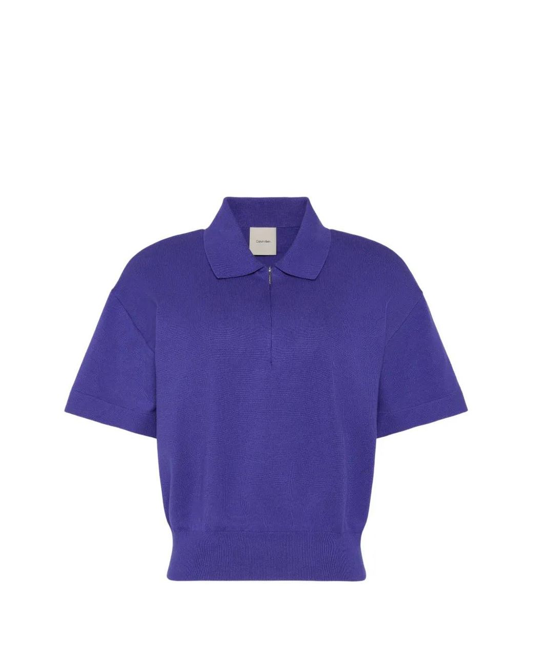 Calvin Klein Blue Zip-Up Jumper