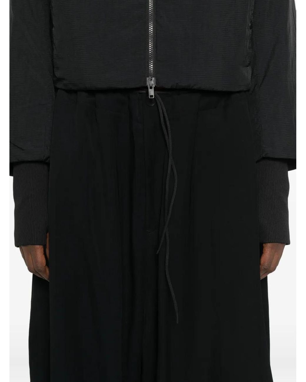 Y-3 Black Jogginghose Mit Kordelzug