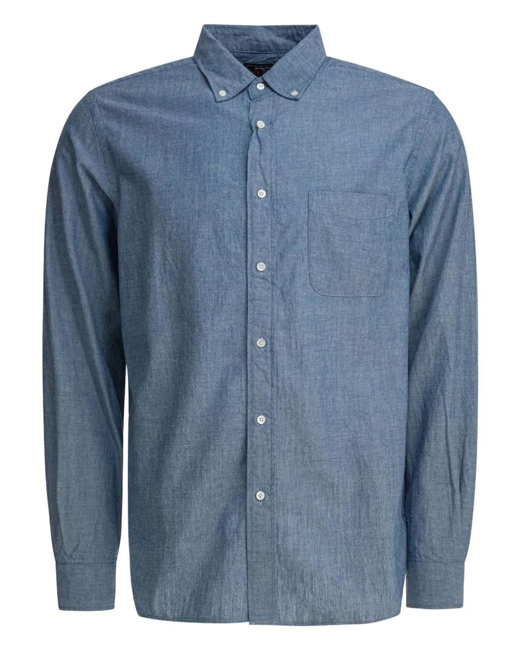 Beams Plus Hemd Mit Brusttasche in Blue für Herren