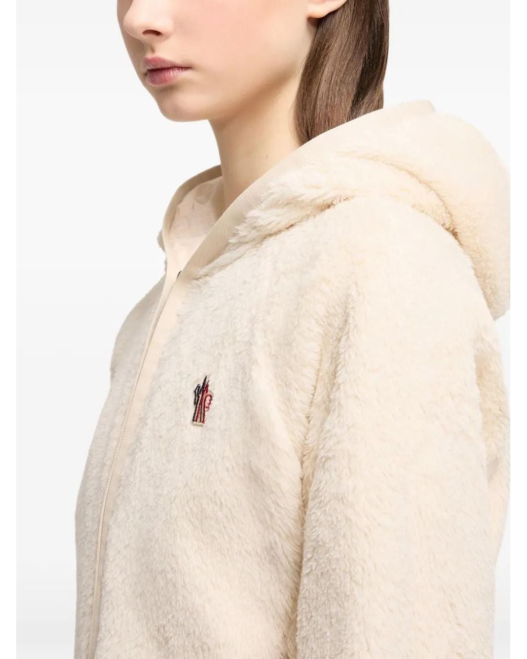 Moncler Natural Reversible Polartec High Loft Hoodie