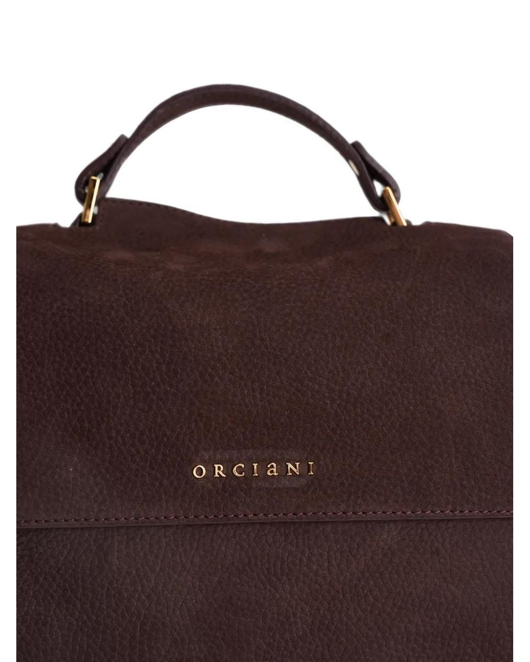Orciani Brown Small Sveva Shoulder Bag